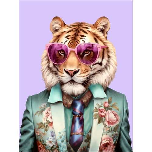 4019449518706 - Glasbild TIGER WITH GLASSES