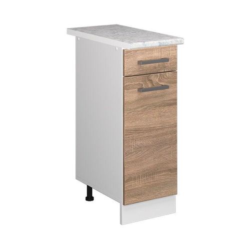 4066731367603 - Unterschrank R-Line Sonoma 30 cm mit Schublade mit Arbeitsplatte Vicco