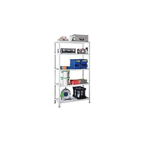 4004514121653 - Steckregal Stecksystem-Grundregal Regale Metall weiß 2000x1000x500 mm 5 Böden Gr B H T 120 cm x 200 cm x 50 cm weiß Werkstatt-Regale 4004514121653 - Steckregal Stecksystem-Grundregal Regale Metall weiß 2000x1000x500 mm 5 Böden Gr B H T 120 cm x 200 cm x 50 cm weiß Werkstatt-Regale