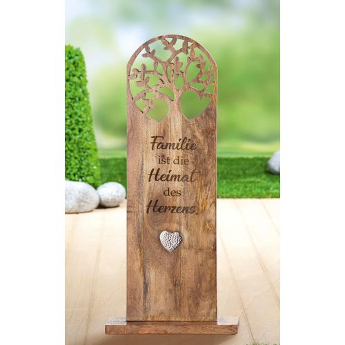 4063387506424 - Wanddekoobjekt GILDE Standrelief Lebensbaum Wanddekoobjekte beige (naturfarben) Wanddekoration