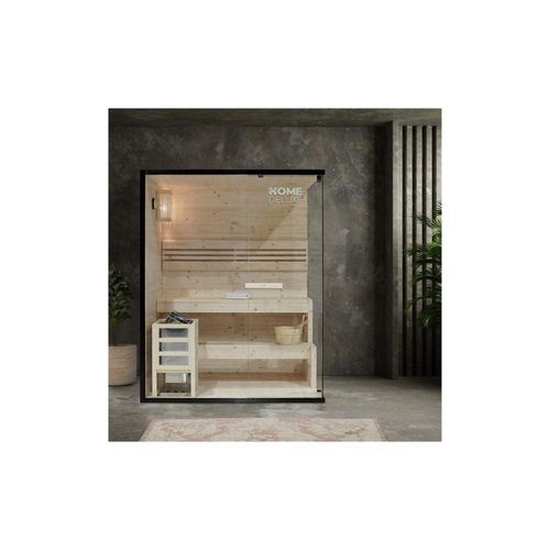 4058166243508 - Traditionelle Sauna - Shadow - Größe l - 150 x 120 x 190 cm - hochwertiges Fichtenholz inkl Ofen Saunazubehör i Dampfsauna Aufgusssauna Finnische 4058166243508 - Traditionelle Sauna - Shadow - Größe l - 150 x 120 x 190 cm - hochwertiges Fichtenholz inkl Ofen Saunazubehör i Dampfsauna Aufgusssauna Finnische