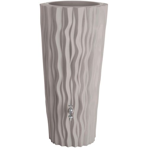 5905197571621 - Regenwassertank Alana Flower braun (mocca) H116cm Ø545cm Kunststoff Regentonnen 5905197571621 - Regenwassertank Alana Flower braun (mocca) H116cm Ø545cm Kunststoff Regentonnen