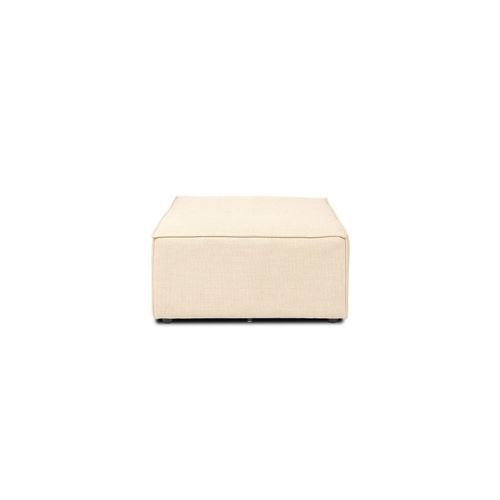 4058166244703 - Modulares Sofa verona Farbe Beige Ausführung Beige Hocker Sofahocker Sitzhocker Beistellhocker - Home Deluxe