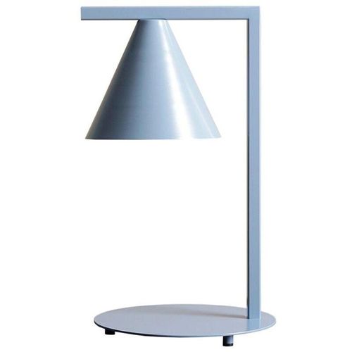 4255596684950 - Licht-erlebnisse - Tischlampe Metall E14 40 cm Blau Nachttischleuchte - Blau