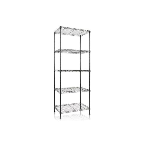 4251041643985 - Mammut Metallregal Rocky Pulverbeschichtet schwarz 4 Böden