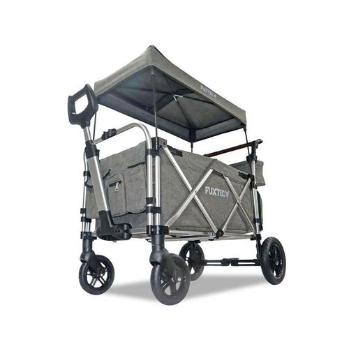 4260727541460 - - Bollerwagen faltbar FX-CTL950 Premium Grau mit Dach - Transportwagen klappbar Hecktasche Komfort-Schiebegriff & Innenraumverlängerung 4260727541460 - - Bollerwagen faltbar FX-CTL950 Premium Grau mit Dach - Transportwagen klappbar Hecktasche Komfort-Schiebegriff & Innenraumverlängerung