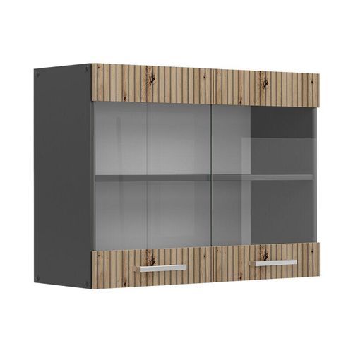 4066731409327 - Küchenschrank Glas R-Line Artisan-Eiche 80 cm Vicco 4066731409327 - Küchenschrank Glas R-Line Artisan-Eiche 80 cm Vicco