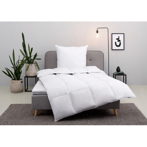 4015049458725 - Daunenbettdecke + Kopfkissen MY HOME Cavanelle Bettdecke 135x200 cm 155x220 cm Bettwaren-Sets Gr B L 135 cm x 200 cm 1 B L 80 cm x 80 cm (1) extrawarm weiß Set mit Kissen 80x80 cm Sommer Winter Made in Germany 4015049458725 - Daunenbettdecke + Kopfkissen MY HOME Cavanelle Bettdecke 135x200 cm 155x220 cm Bettwaren-Sets Gr B L 135 cm x 200 cm 1 B L 80 cm x 80 cm (1) extrawarm weiß Set mit Kissen 80x80 cm Sommer Winter Made in Germany