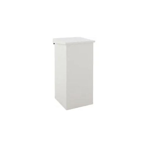 8713631709793 - DutchDesign Treteimer Pulverbeschichtetes Aluminium 110 L 36 (B) x 36 (T) x 80 (H) cm Weiß 8713631709793 - DutchDesign Treteimer Pulverbeschichtetes Aluminium 110 L 36 (B) x 36 (T) x 80 (H) cm Weiß