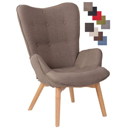 4251563476252 - Lounger Durham Mit Stoffbezug I Ohrensessel Mit Buchenholz Gestell I Loungesessel Mit Max Belastbarkeit Bis 136 kg
