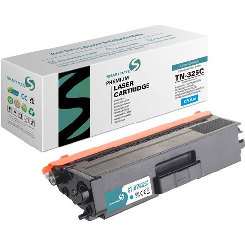 6941881257623 - - SmartMate wiederaufbereitete Laser Toner Patrone für TN-325C Cyan