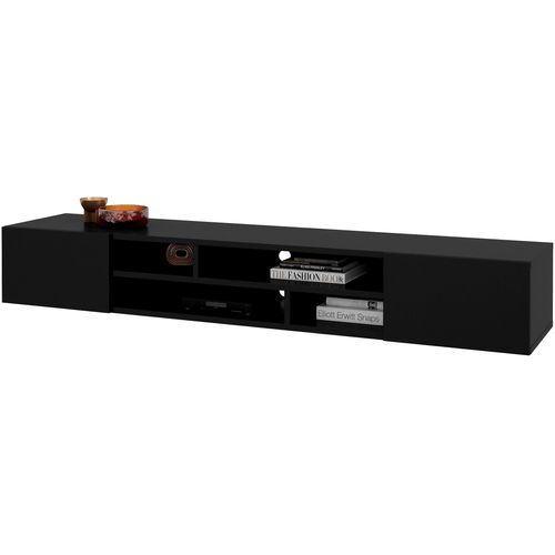 4068223037209 - Lowboard INOSIGN Coby Sideboards Gr B H T 208 cm x 325 cm x 45 cm schwarz (schwarz leicht glänzend) Breite 208 cm 4068223037209 - Lowboard INOSIGN Coby Sideboards Gr B H T 208 cm x 325 cm x 45 cm schwarz (schwarz leicht glänzend) Breite 208 cm