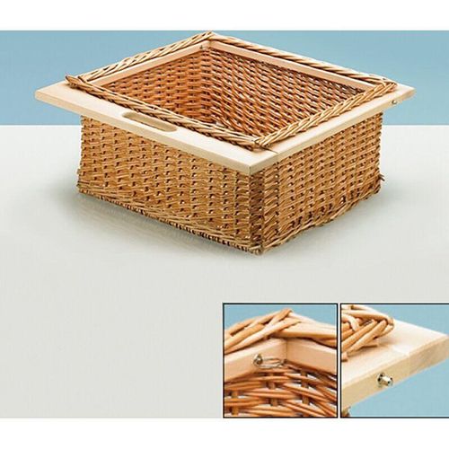 4023149418983 - Weidenkörbe mit Holzrahmen 320 x 500 x 210 mm - Hettich