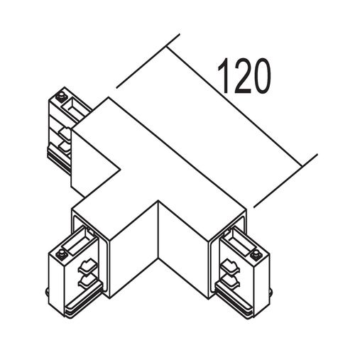 8019163103642 - T-Verbinder Erde links silber