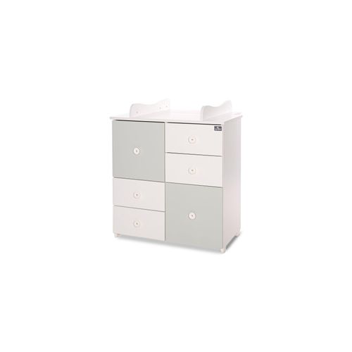 3800166104393 - Kommode Cupboard 83 x 71 x 96 cm 4 Schubladen 2 Türen mit Regalboden grün 3800166104393 - Kommode Cupboard 83 x 71 x 96 cm 4 Schubladen 2 Türen mit Regalboden grün