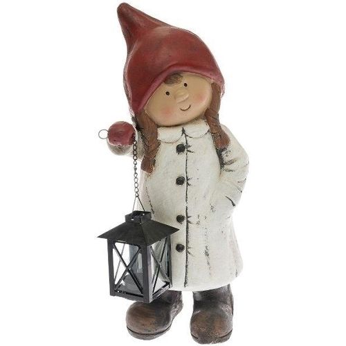 4250965962363 - Weihnachtsfigur MYFLAIR MÖBEL & ACCESSOIRES Weihnachtsdeko aussen Dekofiguren Gr B H T 17 cm x 41 cm x 14 cm rot (rot weiß) Weihnachtsfigur Weihnachtsengel Weihnachtsfiguren Winterkind