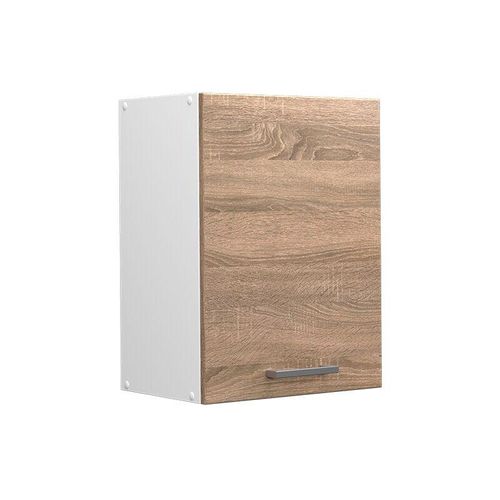 4066731045273 - Hängeschrank Küchenschrank Küchenzeile R-Line 45 cm Weiß Sonoma Tür Fächer