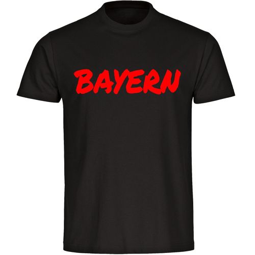 4068859489205 - multifanshop Kinder T-Shirt - Bayern - Textmarker - Druck rot - Kind