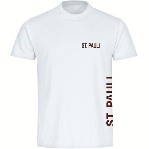 4068859191450 - multifanshop Kinder T-Shirt - St Pauli - Brust & Seite - Druck braun - Kind 4068859191450 - multifanshop Kinder T-Shirt - St Pauli - Brust & Seite - Druck braun - Kind