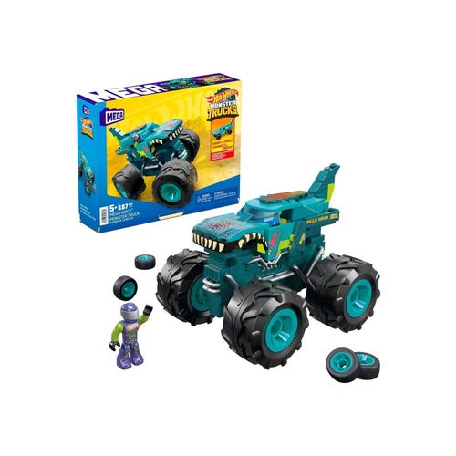 0194735024780 - Hot Wheels MEGA MEGA Wrex Monster Truckconstruction Set Building Toys For Kids