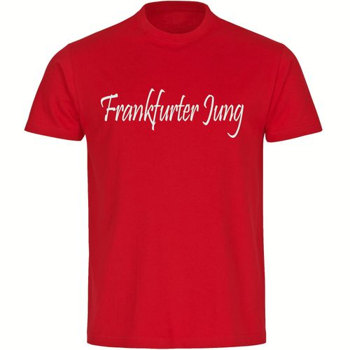 4068859151348 - multifanshop Kinder T-Shirt - Frankfurt - Frankfurter Jung - Druck weiß - Kind