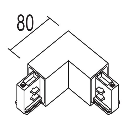 8019163907219 - 90°-Ecke Erde innen für LKM quadro weiß