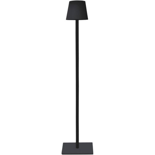 4069055001765 - Spetebo - led Akku Metall Stehlampe schwarz usb aufladbar - 123 x 16 cm - Wohnzimmer Standleuchte dimmbar mit Touch Steuerung kabellos - Deko Leuchte