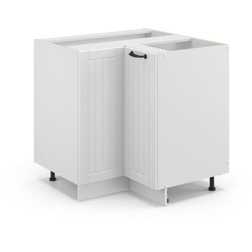 4066731390458 - Eckschrank Fame-Line Weiß Landhaus 805 cm ap Anthrazit Vicco 4066731390458 - Eckschrank Fame-Line Weiß Landhaus 805 cm ap Anthrazit Vicco