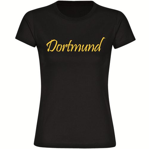 4068859190408 - multifanshop® Damen T-Shirt - Dortmund - Schriftzug - Druck gelb - Frauen 4068859190408 - multifanshop® Damen T-Shirt - Dortmund - Schriftzug - Druck gelb - Frauen