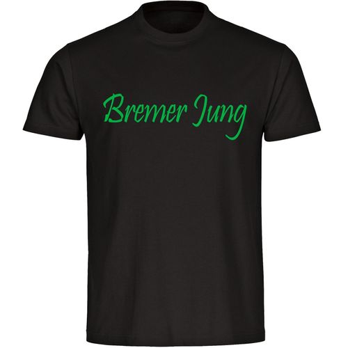 4068859182212 - multifanshop Kinder T-Shirt - Bremen - Bremer Jung - Druck grün - Kind 4068859182212 - multifanshop Kinder T-Shirt - Bremen - Bremer Jung - Druck grün - Kind