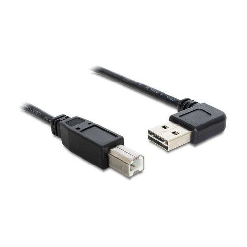 4043619851676 - Easy-USB-Kabel 20 A(gewinkelt re li) - b 05m schw (85167) - Delock