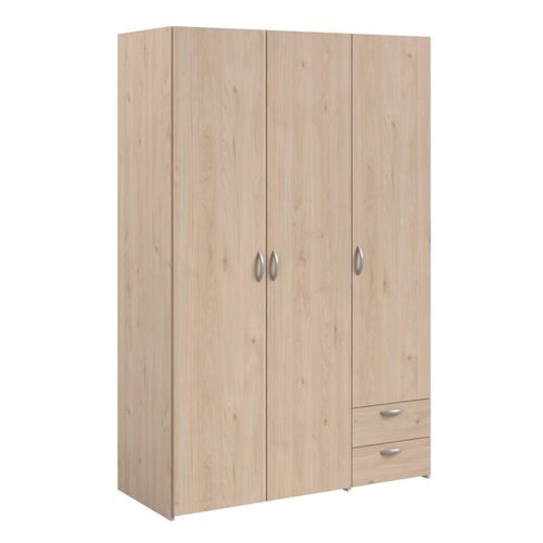 3480940300533 - Parisot Kleiderschrank Daily 12 3-türig Eiche 3480940300533 - Parisot Kleiderschrank Daily 12 3-türig Eiche