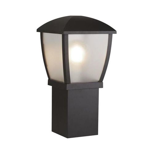 4255596670595 - Stehlampe außen Aluminium E27 IP44 45 cm Schwarz Modern Stehleuchte