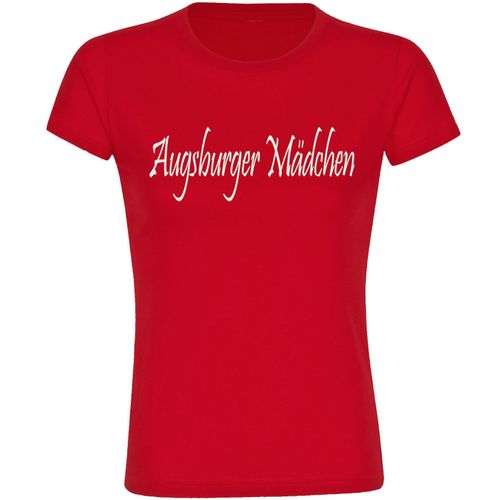 4068859150020 - multifanshop Kinder T-Shirt - Augsburg - Augsburger Mädchen - Druck weiß - Kind