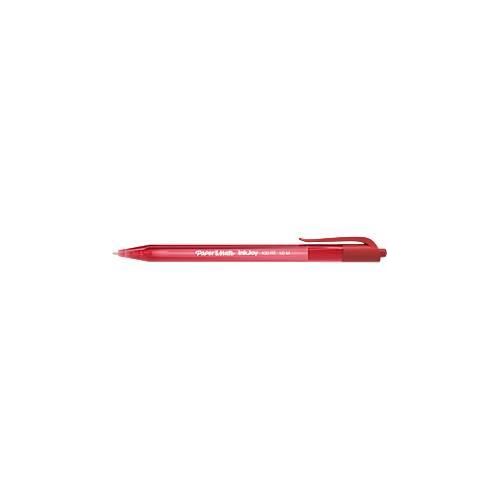 3501170957059 - Paper Mate InkJoy 100RT Retractable Kugelschreiber | mittlere Spitze (10 mm) | Rot | 20 Stück