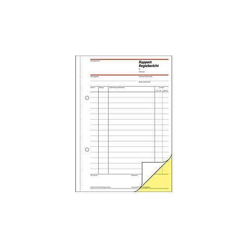 4004360972942 - sigel® Rapport Regiebericht SD027 DIN A5 hoch 2 x 40 Blatt selbstdurchschreibend