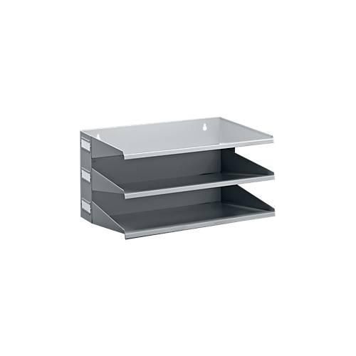 4005546989402 - DURABLE Sortierstation Sortierreck 3-teilig grau DIN A4 quer 3-Fach  Grau