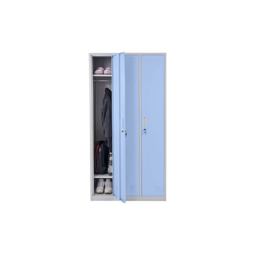 4057651271774 - Schließfach Preston T829 Spind Wertfachschrank Schließfachschrank Metall 3 Fächer ~ blau 4057651271774 - Schließfach Preston T829 Spind Wertfachschrank Schließfachschrank Metall 3 Fächer ~ blau