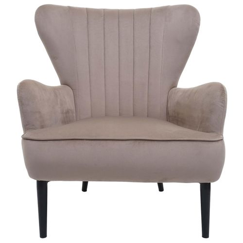 4057651780238 - Lounge-Sessel MCW-K37 Cocktailsessel Polstersessel Sessel Samt (280g m²) ~ taupe 4057651780238 - Lounge-Sessel MCW-K37 Cocktailsessel Polstersessel Sessel Samt (280g m²) ~ taupe