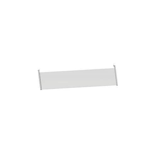4250510839966 - Genius Rückseitenblende für Schreibtisch 90 Grad H 466 mm weißaluminium