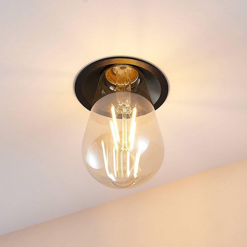 9010870138766 - Molto Luce Einbaulampe Willi 68R schwarz Alu E27