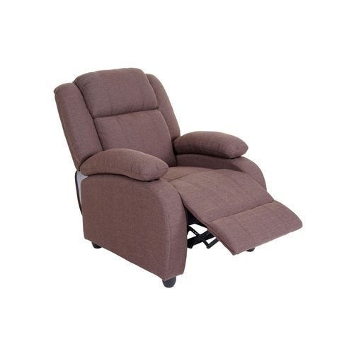 4057651179308 - Fernsehsessel Glasgow Relaxsessel Liege Sessel Stoff Textil ~ mahagony 4057651179308 - Fernsehsessel Glasgow Relaxsessel Liege Sessel Stoff Textil ~ mahagony