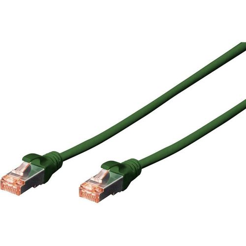 4016032322221 - DK-1644-100 G RJ45 Netzwerkkabel Patchkabel cat 6 s ftp 1000 m Grün Halogenfrei verdrillt - Digitus