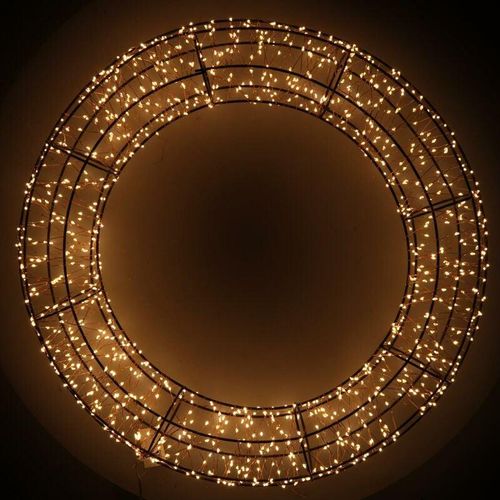 8054248872747 - Vacchetti - Garland 1200 led Metall warmweißes Licht cm ø58h10