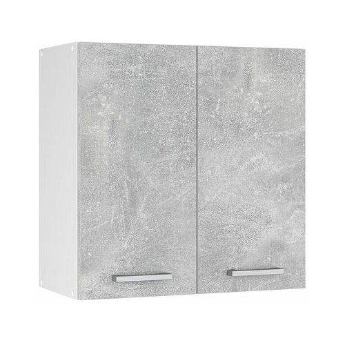 4251421934054 - Hängeschrank R-Line 60 cm Weiß Beton modern Vicco