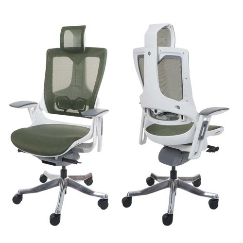 4057651633039 - Bürostuhl MERRYFAIR Adelaide Schreibtischstuhl Drehstuhl Polster Netz ergonomisch ~ grün