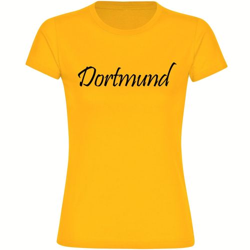 4068859190460 - multifanshop® Damen T-Shirt - Dortmund - Schriftzug - Druck schwarz - Frauen 4068859190460 - multifanshop® Damen T-Shirt - Dortmund - Schriftzug - Druck schwarz - Frauen