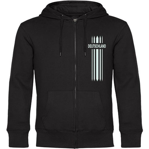 4068859261962 - multifanshop Kapuzen Sweatshirt Jacke - Deutschland - Streifen - Druck weiß - Sweat 4068859261962 - multifanshop Kapuzen Sweatshirt Jacke - Deutschland - Streifen - Druck weiß - Sweat