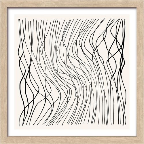 4019449493775 - PRO ART Gerahmtes Bild SHAPES XII (BHT 28x28x180 cm) BHT 28x28x180 cm bunt