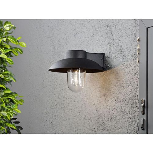 4262442798532 - Meinewunschleuchte - led Außenwandleuchte aus Aluminium Schwarz & Klarglas Höhe 21cm 4262442798532 - Meinewunschleuchte - led Außenwandleuchte aus Aluminium Schwarz & Klarglas Höhe 21cm